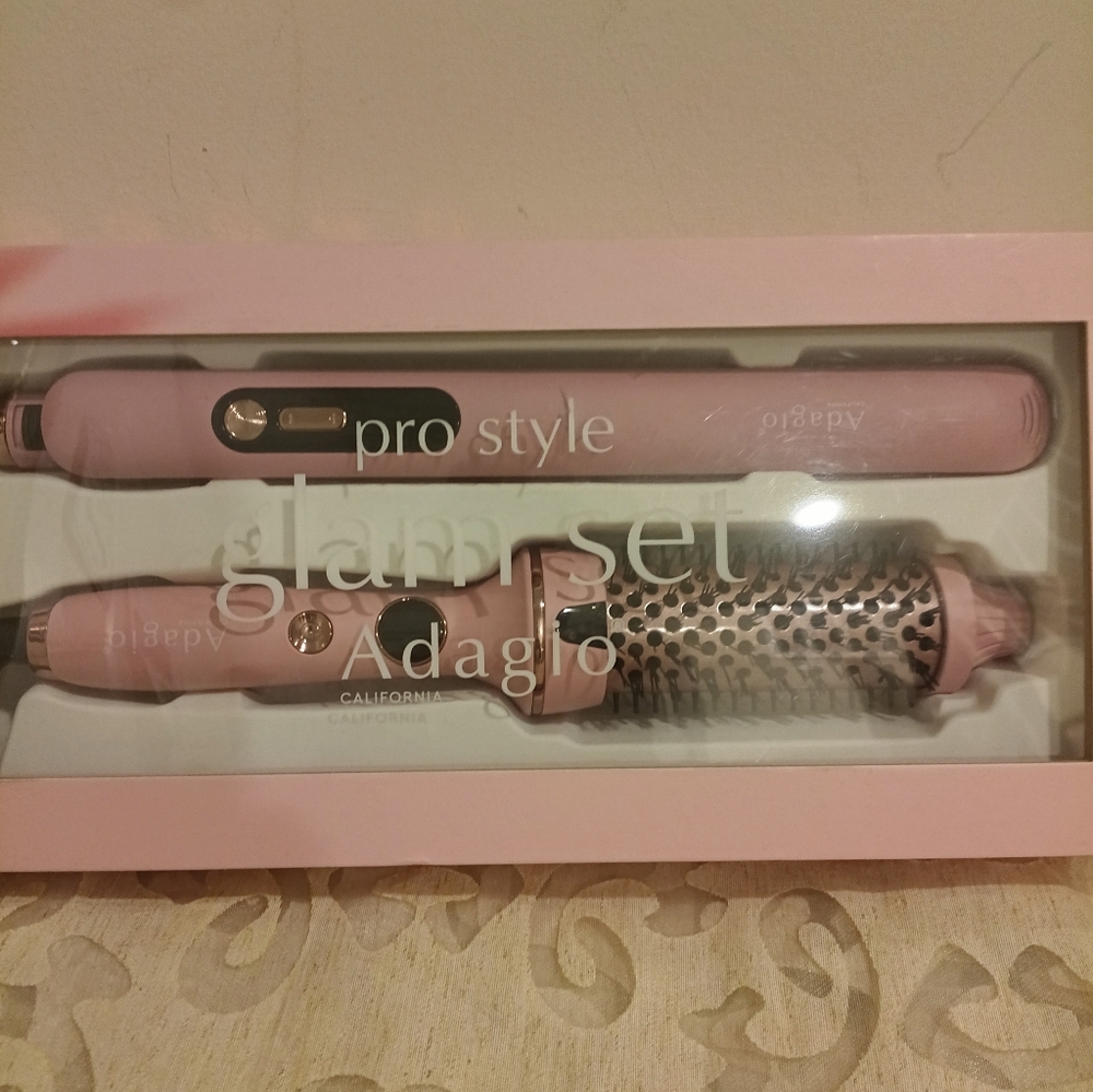 Ada Pink Glam Hair Set